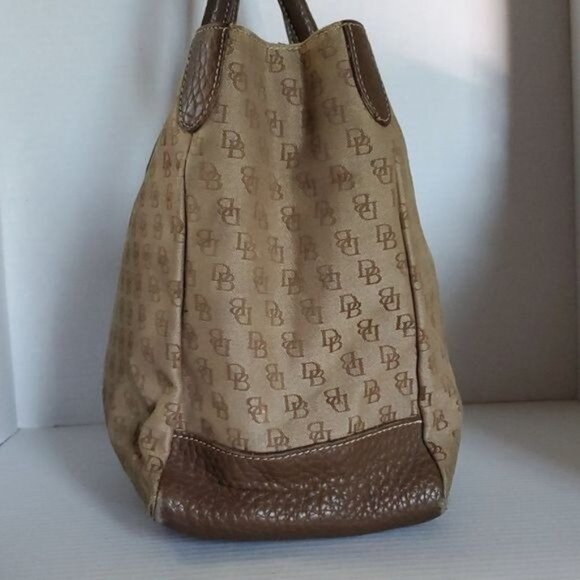 Vintage Dooney & Bourke Bag Shoulder Tote Handbag Signature Logo WOMEN'S WOMAN'S - Picture 3 of 16